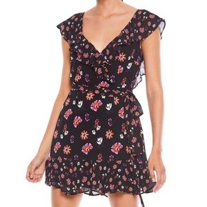 La Maison Talulah - butterfly & flowers mini dress